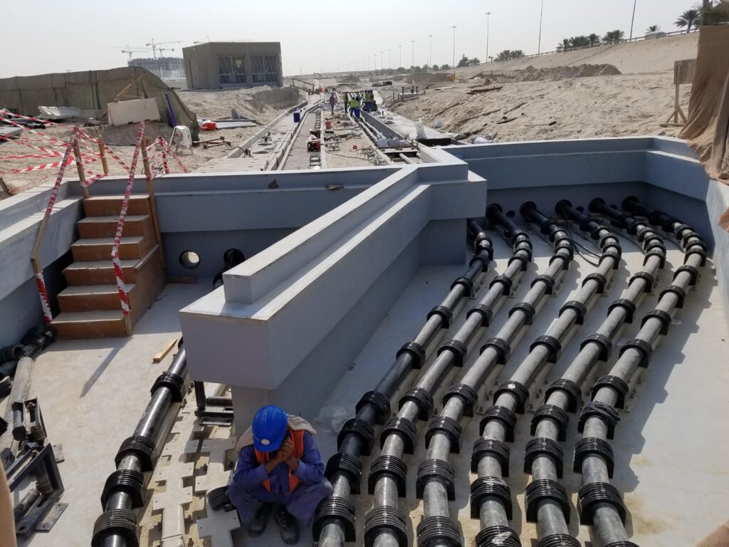 Prysmian Abu Dhabi Staffaggio cavo 400 kV